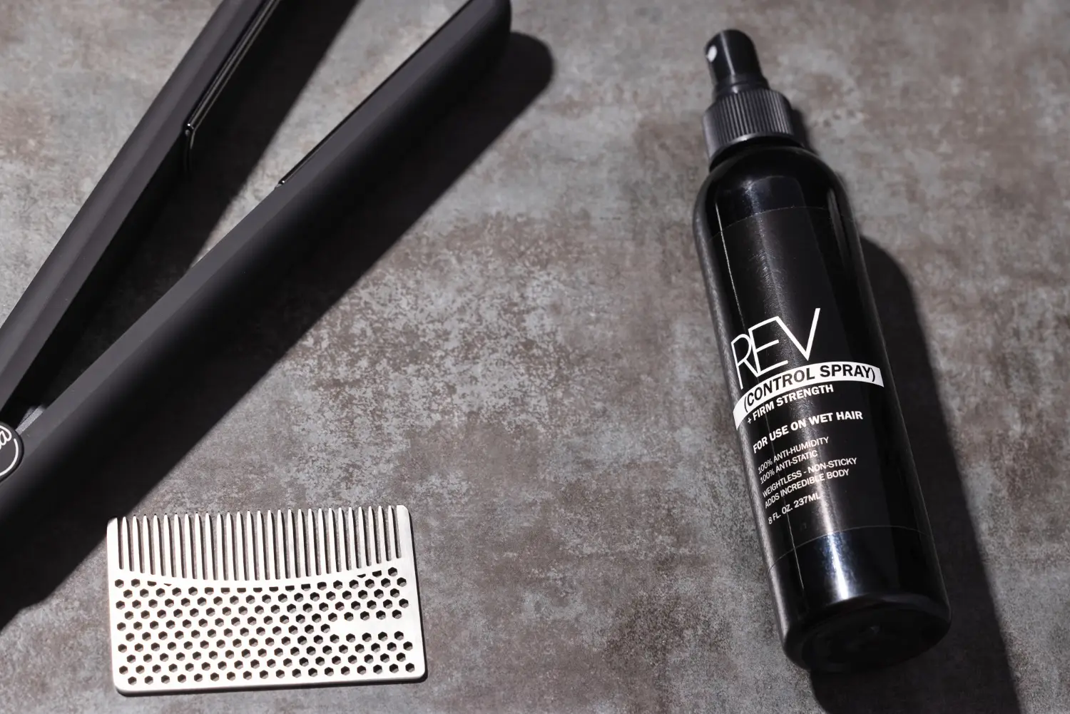 Rev Hair Product Photography