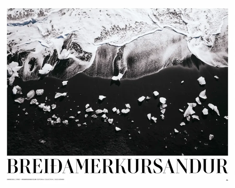 Breiðamerkursandur Print – Diamond Beach Iceland Photography | Justin Mein