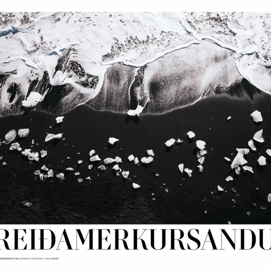 Breiðamerkursandur Print – Diamond Beach Iceland Photography | Justin Mein