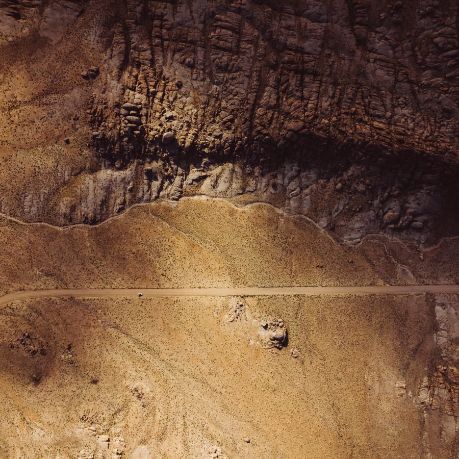 Alabama Hills Roadway Aerial Print – Limited Edition