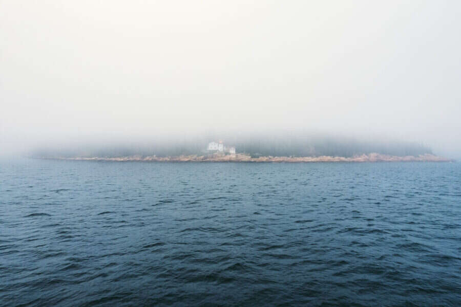 Bass Harbor Lighthouse Fog Print – Limited Edition