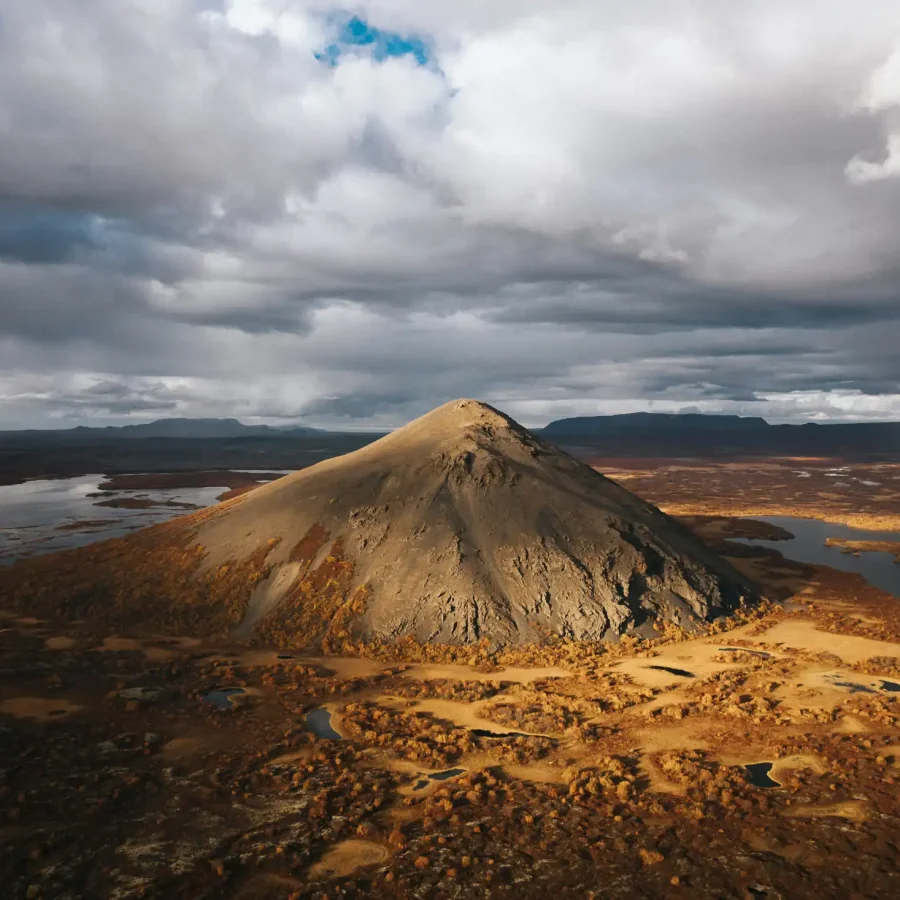 Hverfjall Volcano Aerial Print – Limited Edition
