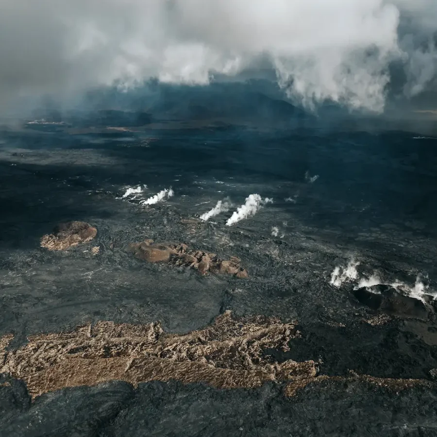 Fagradalsfjall Eruption Field Print – Limited Edition