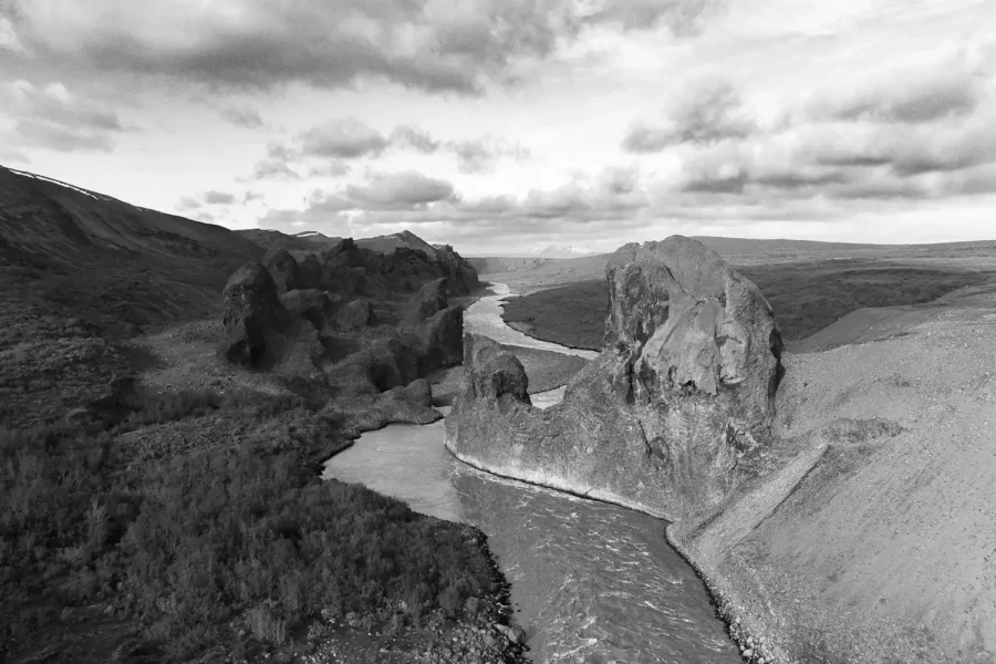 Vesturdalur Prehistoric Landscape Print – Limited Edition