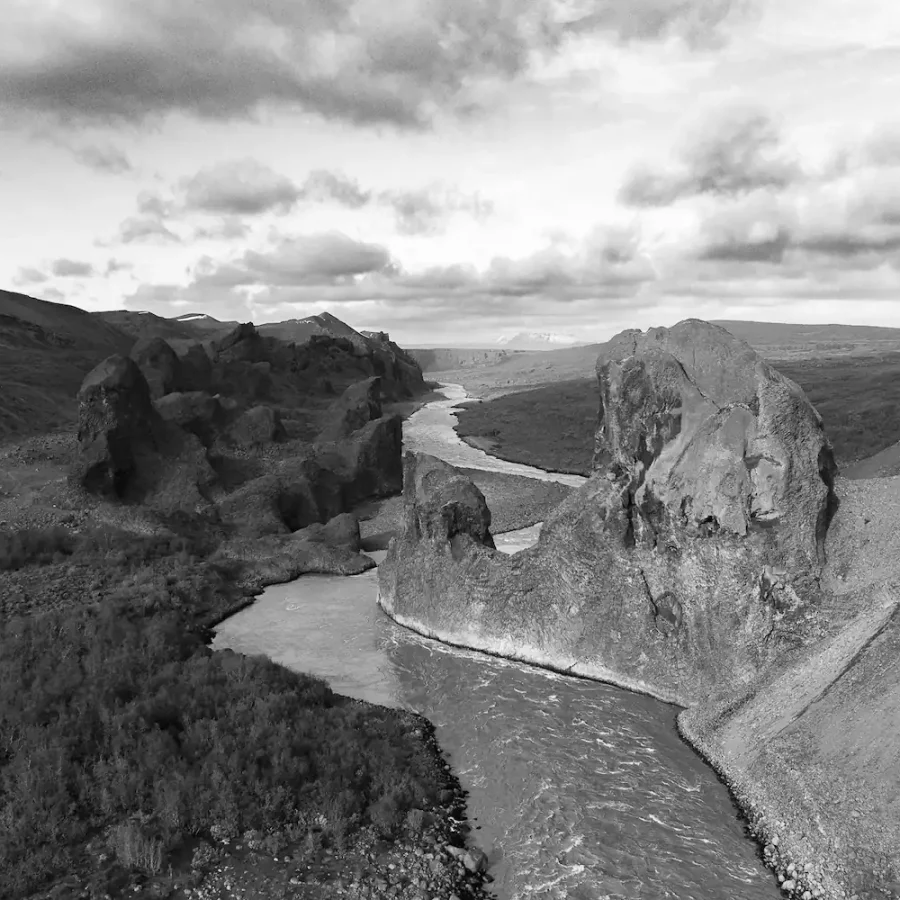 Vesturdalur Prehistoric Landscape Print – Limited Edition