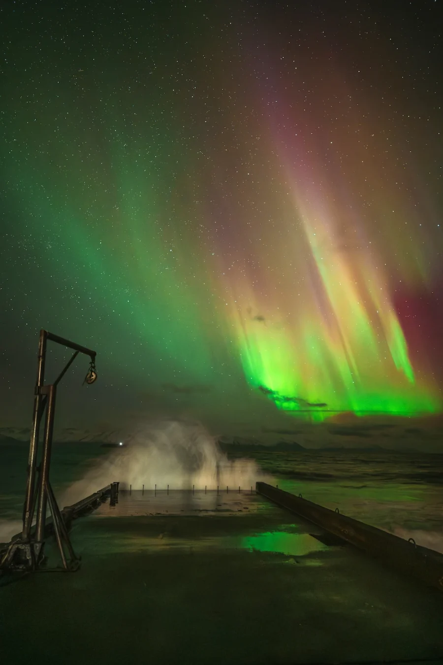 Tungulending Northern Lights Dock Print – Limited Edition